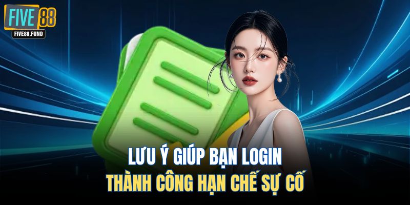 Lưu ý giúp bạn login thành công hạn chế sự cố